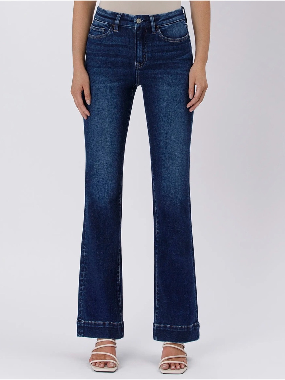 Flying Monkey Dark Blue Flare Jeans